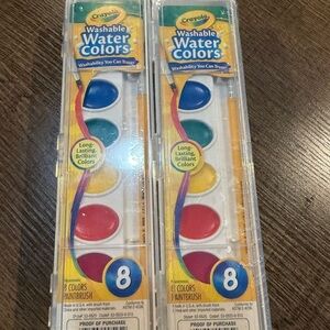crayola 8-Color Washable Watercolors 6 Set